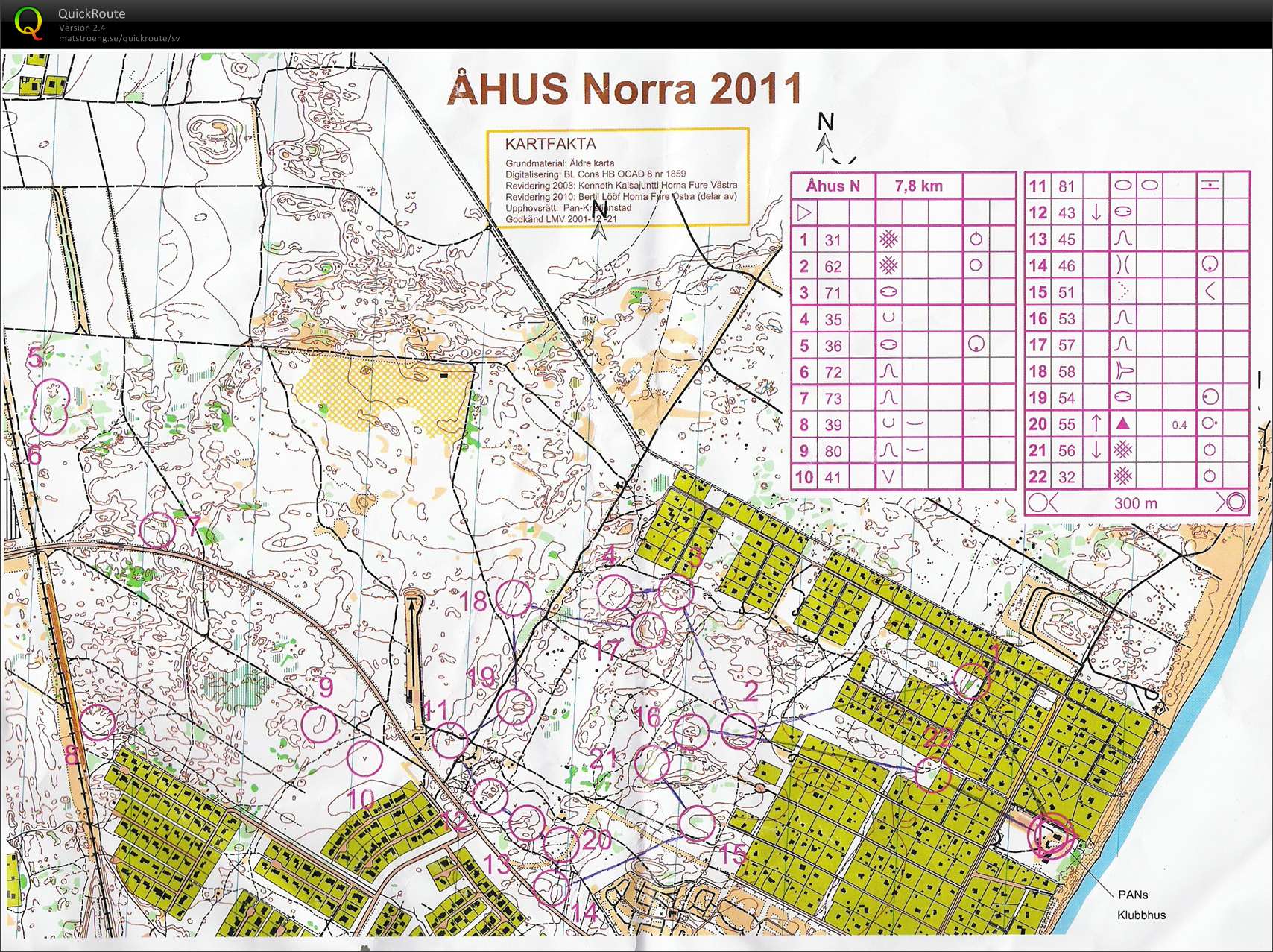 Träningsläger - Åhus - Nattorientering (09/03/2012)