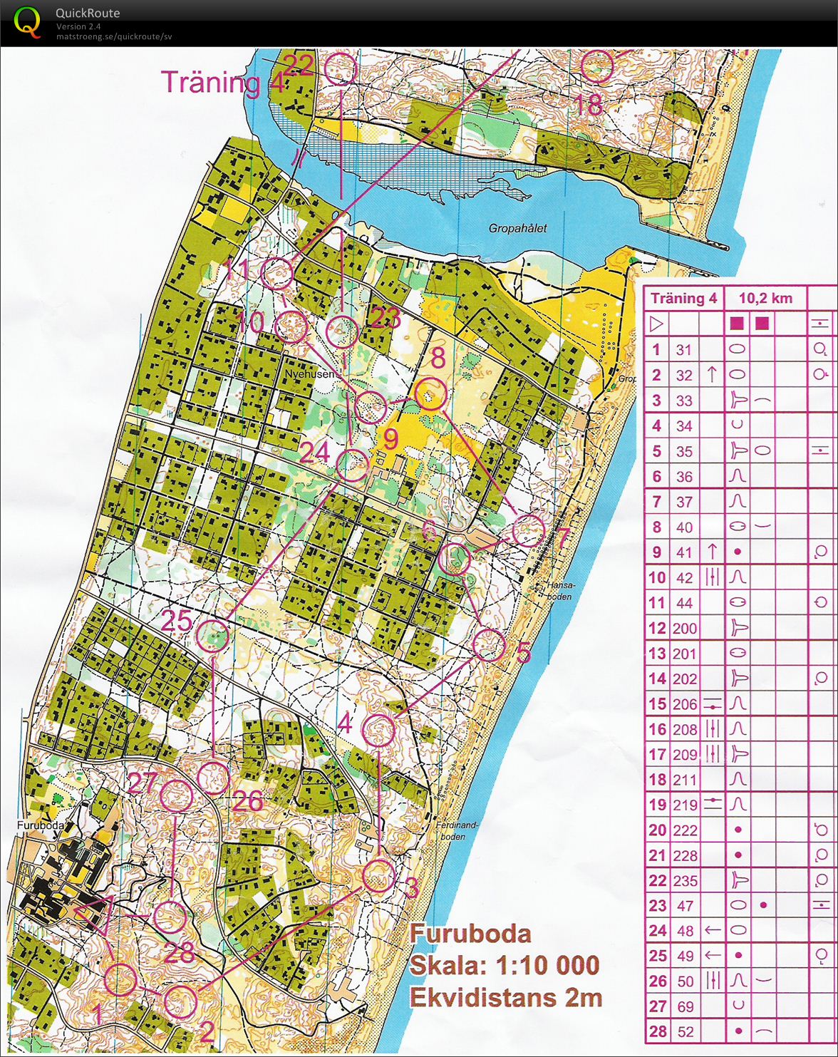 Träningsläger - Åhus - Orientering (2012-03-10)