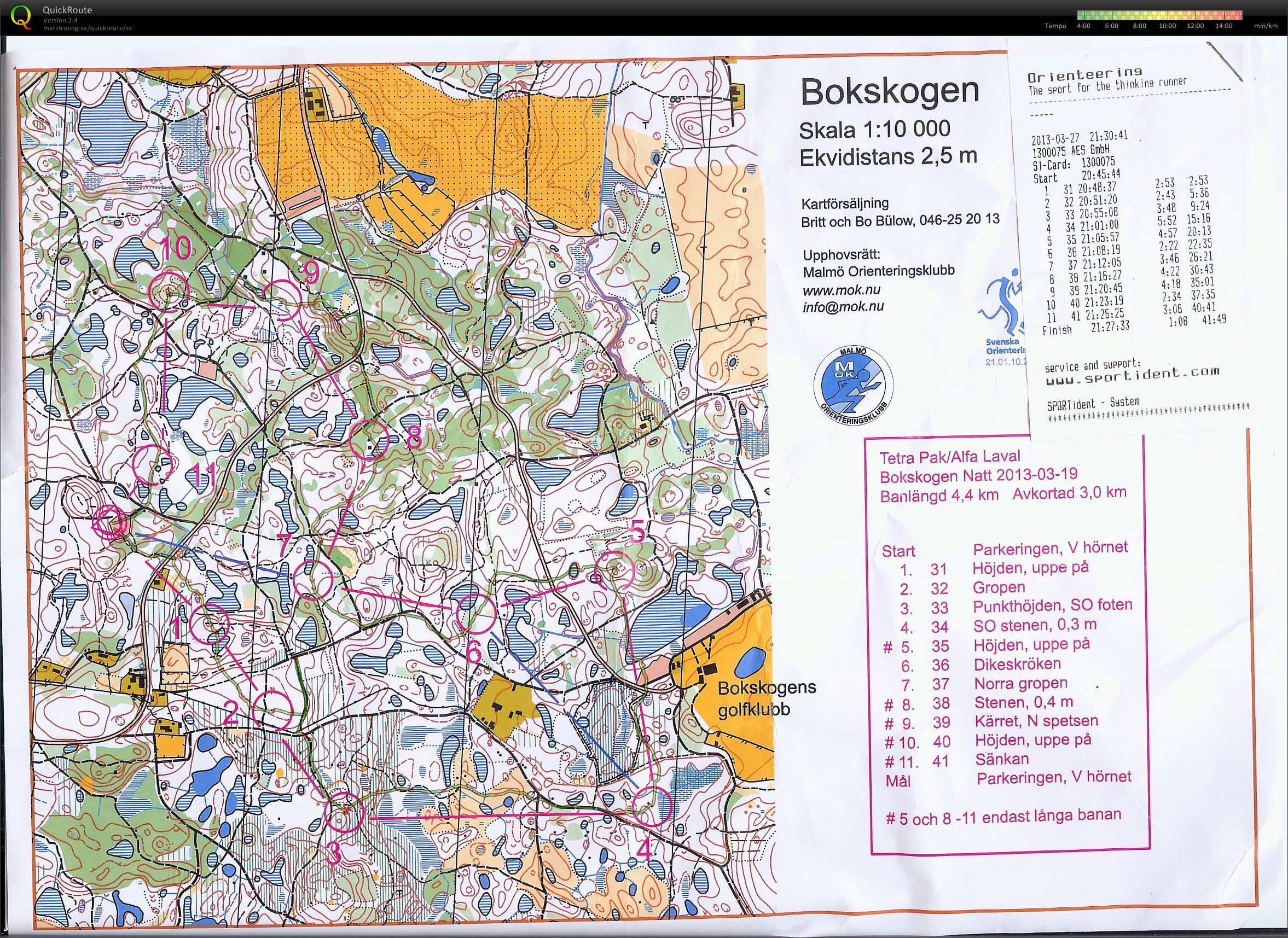 TP Bokskogen Natt (27-03-2013)