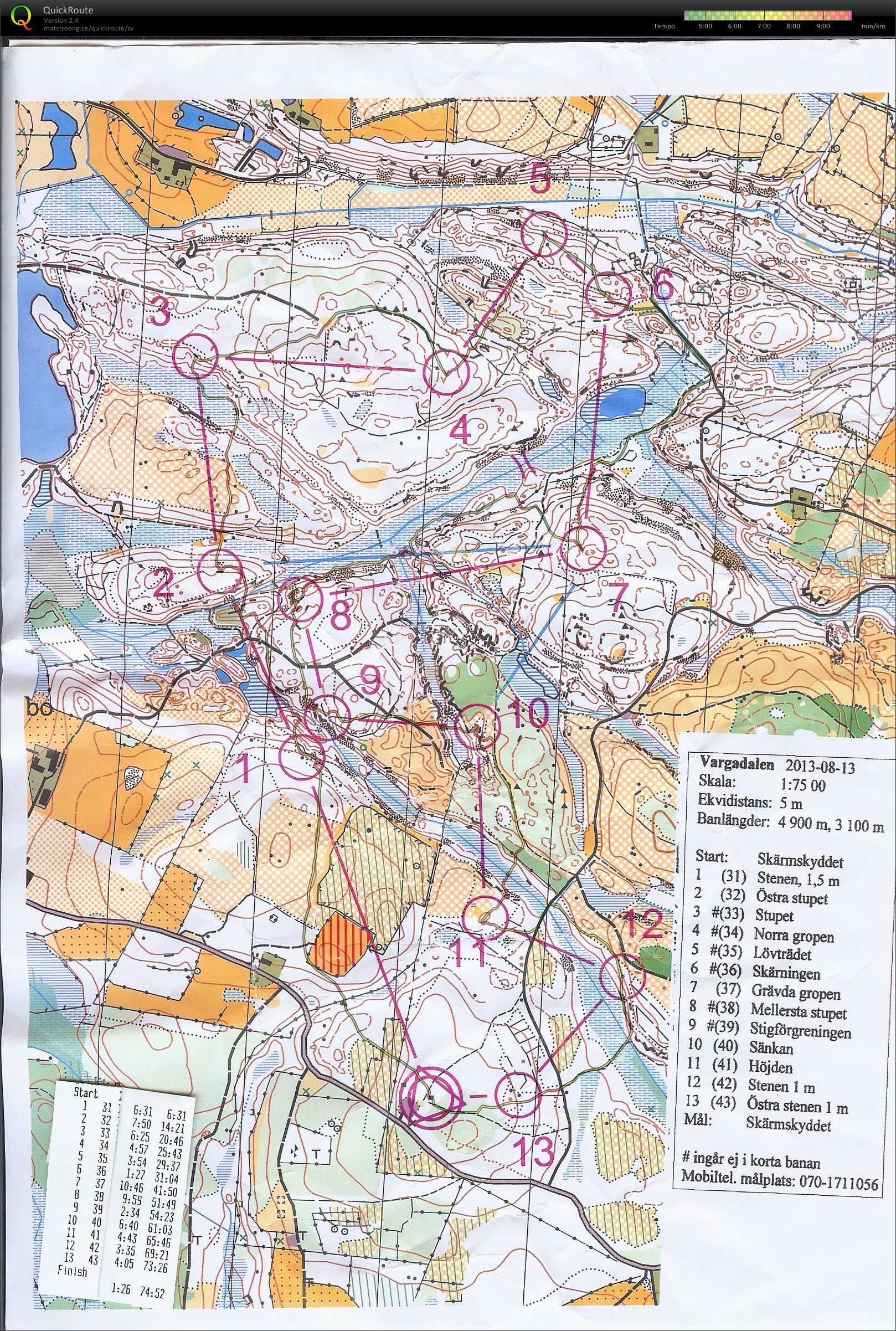 TPIF Vargadalen (2013-08-13)
