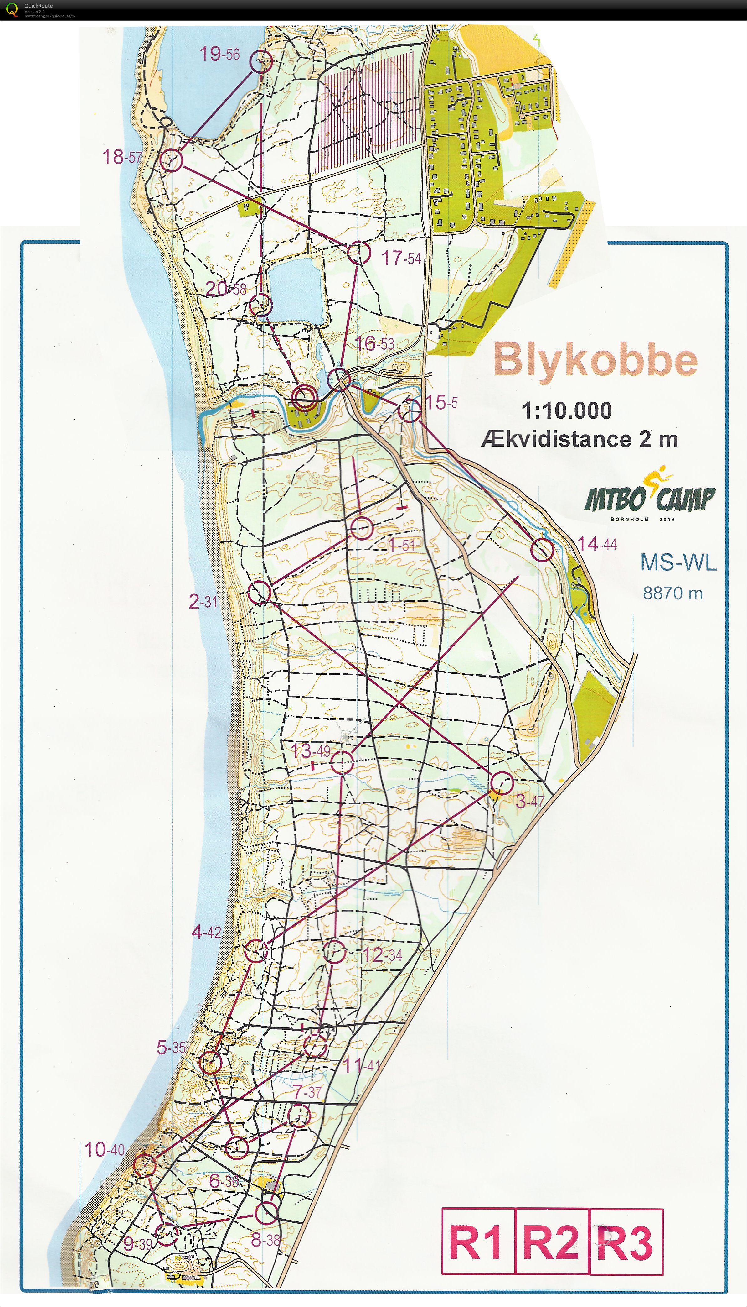 MTBO Camp 2014 - Cup 3  (13/04/2014)