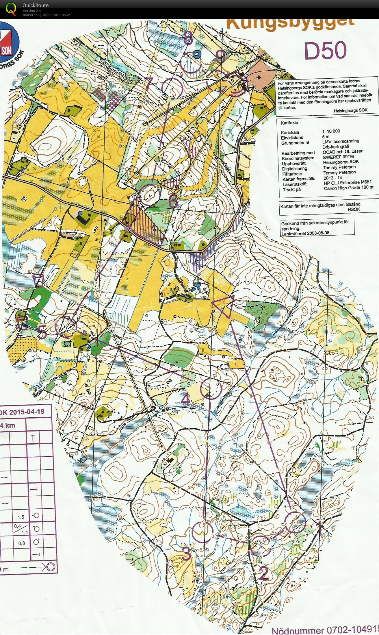 Helsingborgs SOK Lång (2015-04-19)