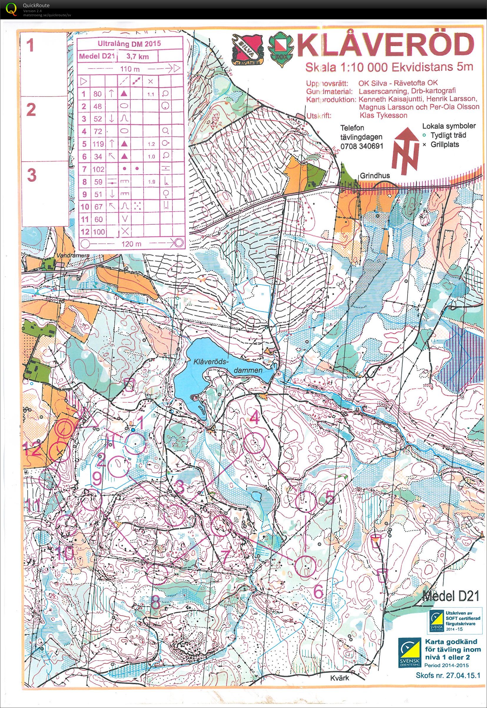 Klåverödsdubbeln - Medel (2015-04-11)