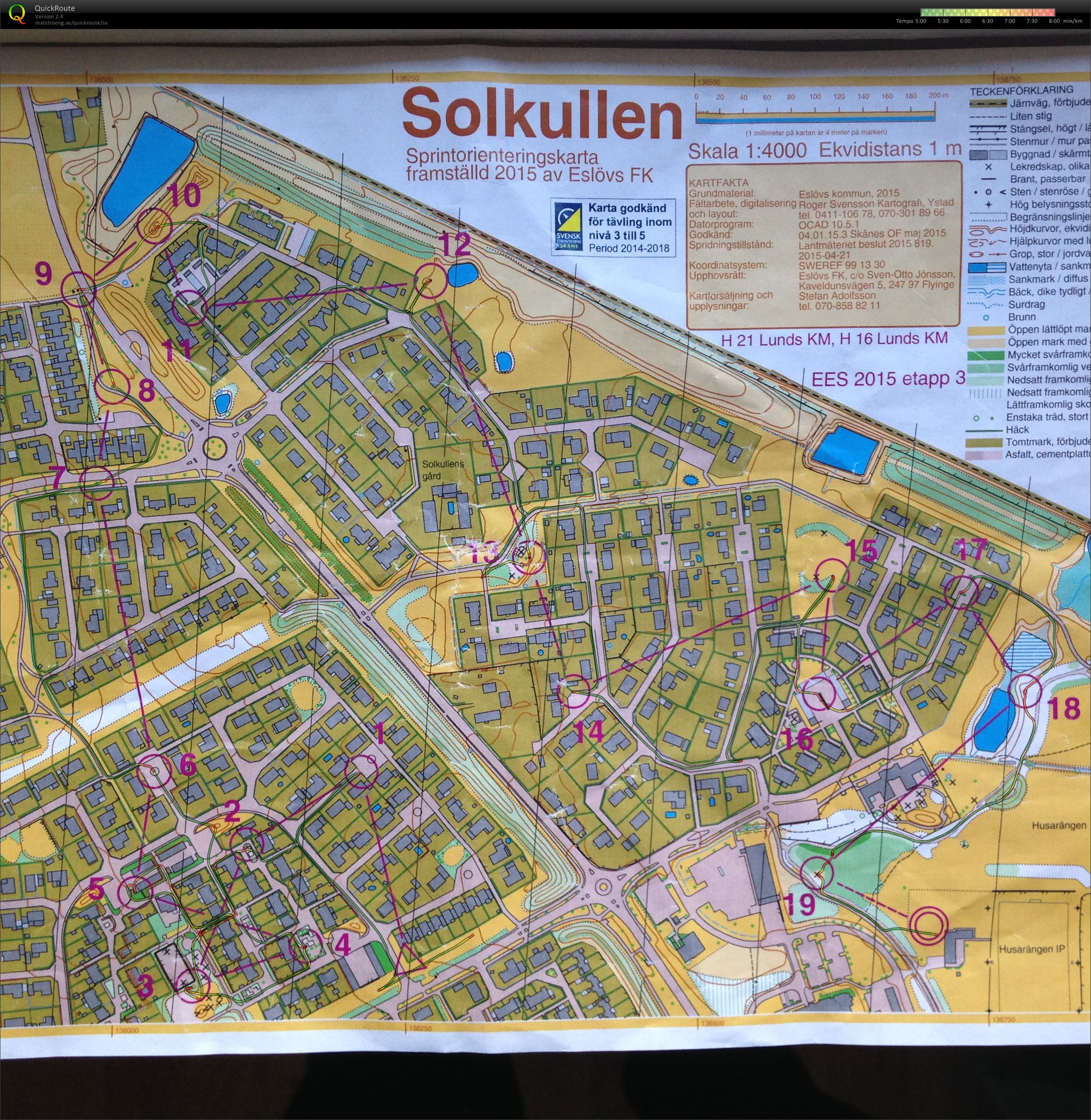 EES E3 & Lunds OK KM sprint (2015-05-26)