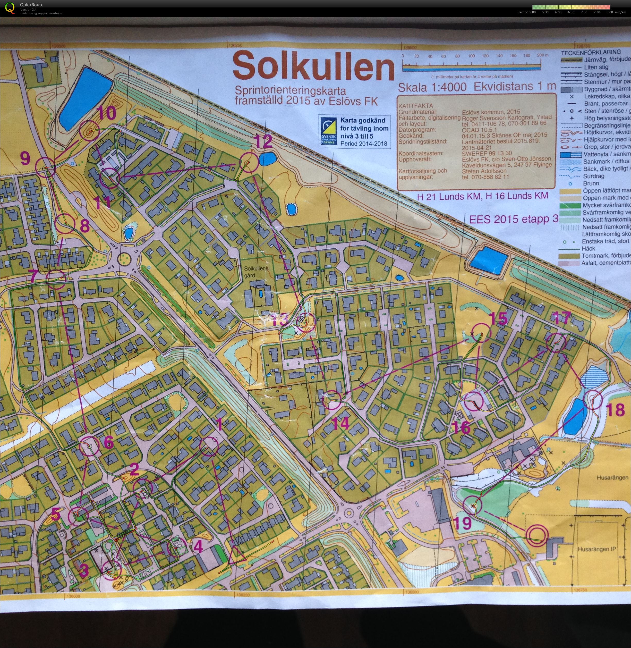 EES E3 & Lunds OK KM sprint (2015-05-26)