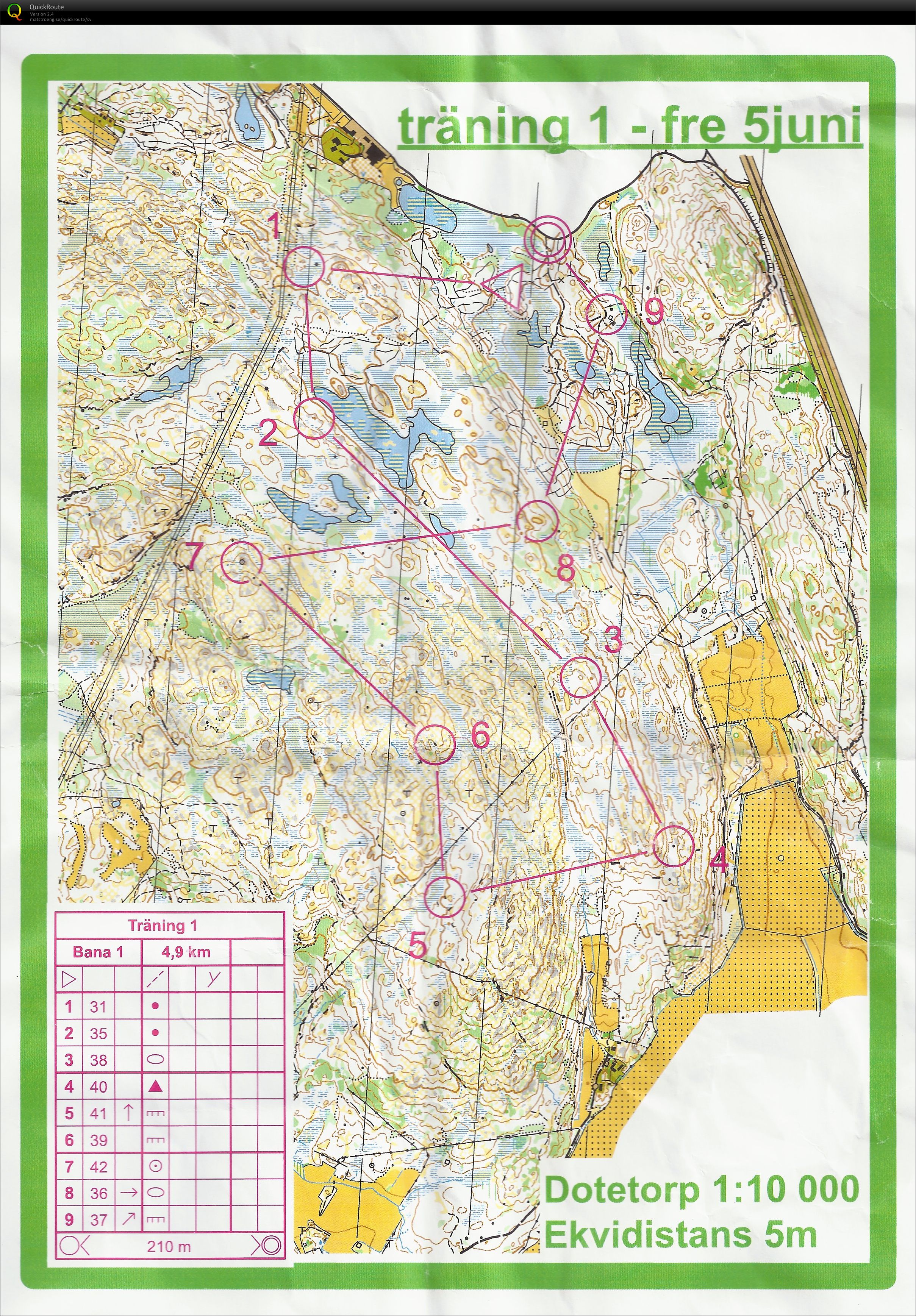 Träningsläger - E1 (05-06-2015)