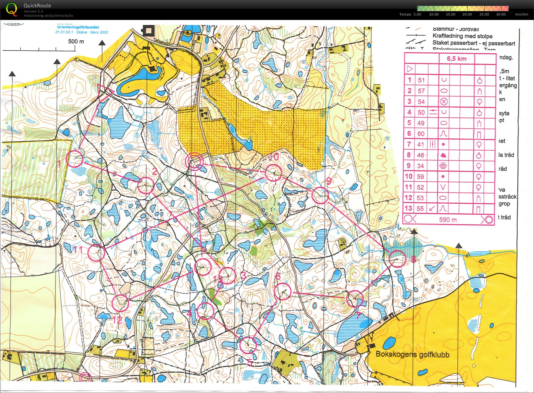 Natträning Bokskogen (2010-01-14)