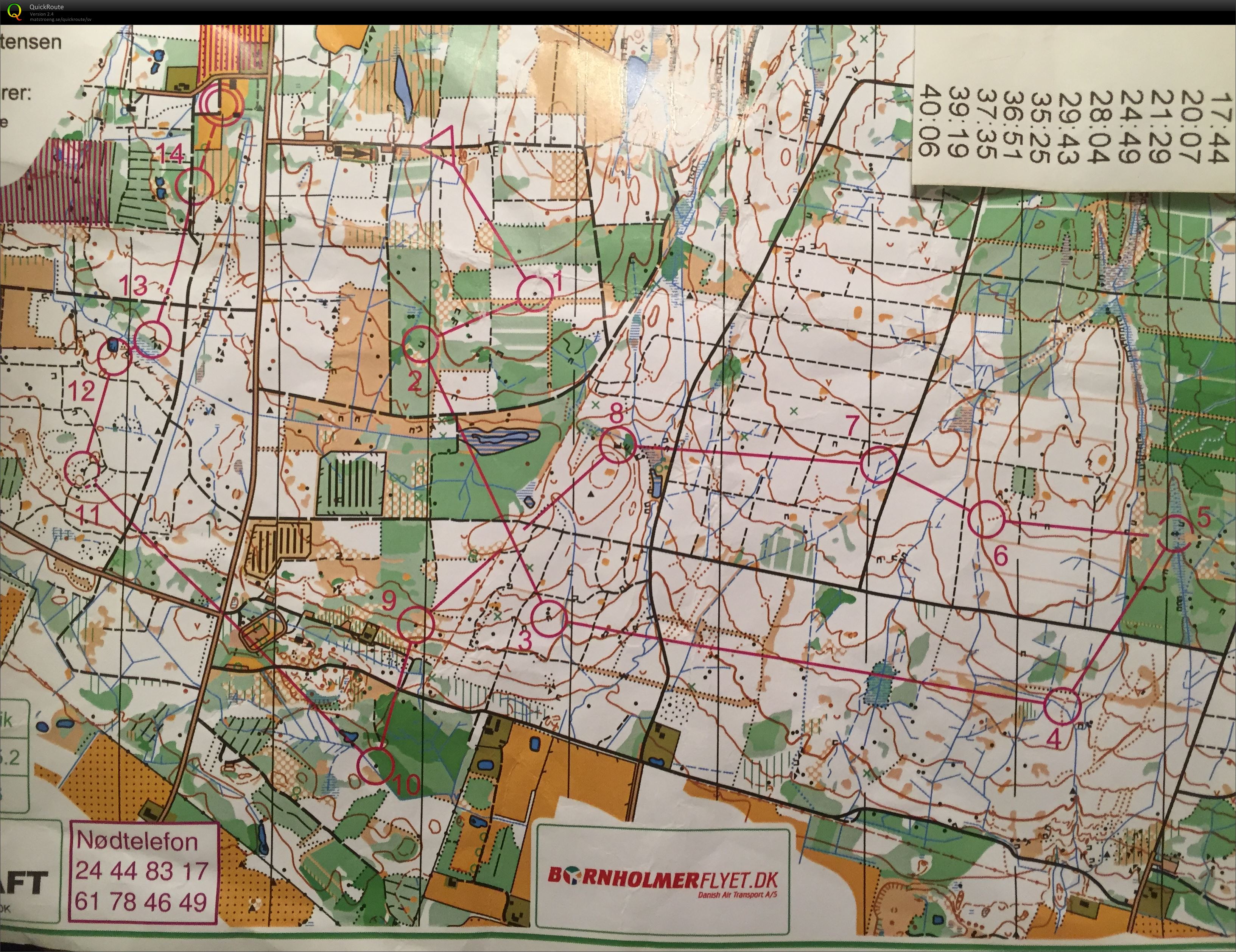 Bornholm Höst Open 2016 Etapp 1 (2016-10-29)
