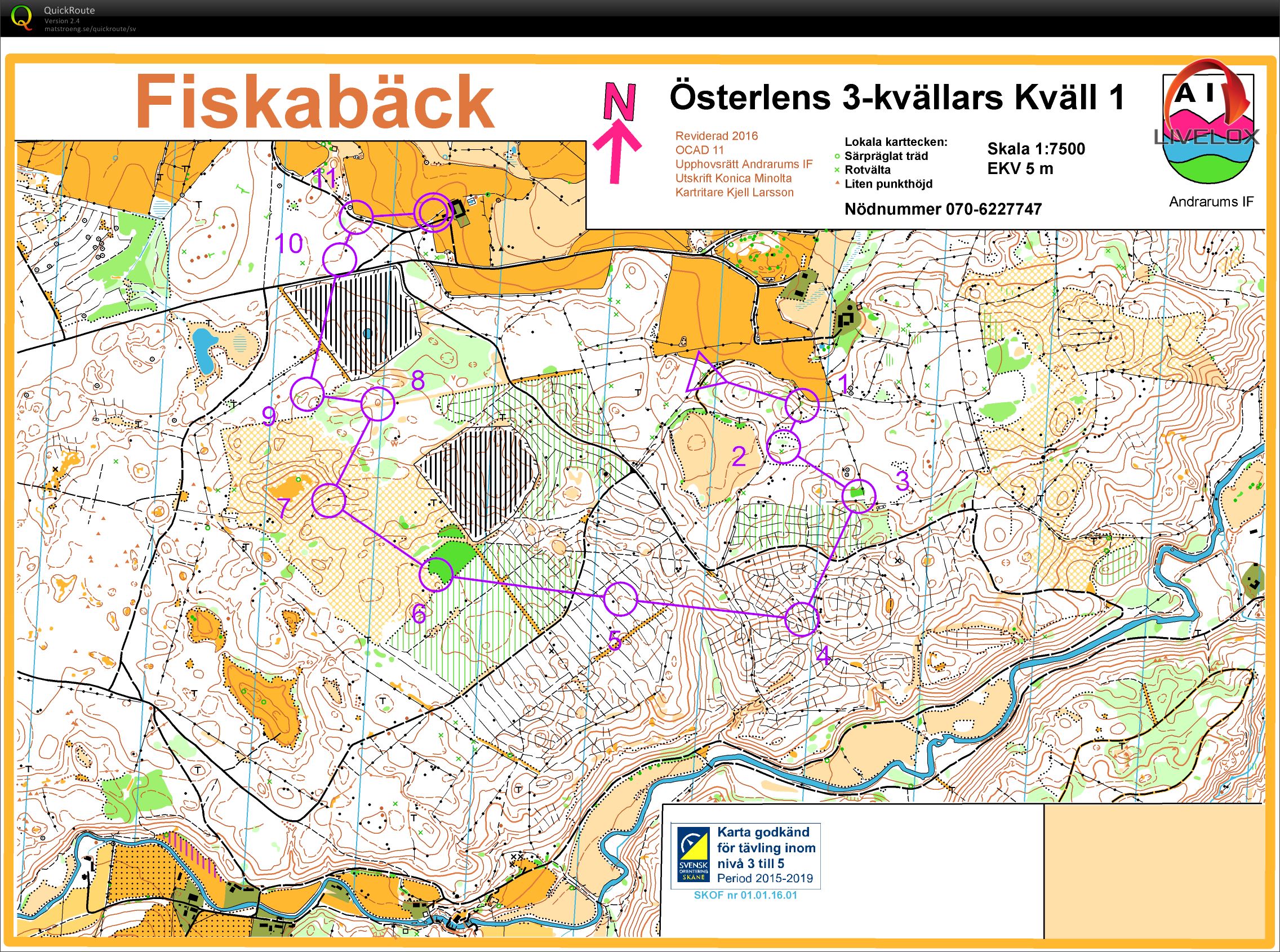 Österlens 3-kvällars dag 1 (2017-07-10)