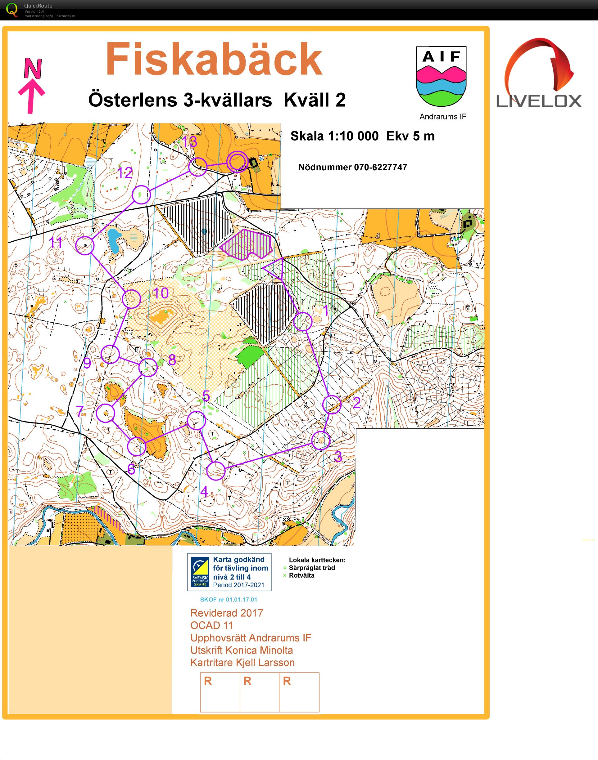 Österlens 3-kvällars E2 (2017-07-11)