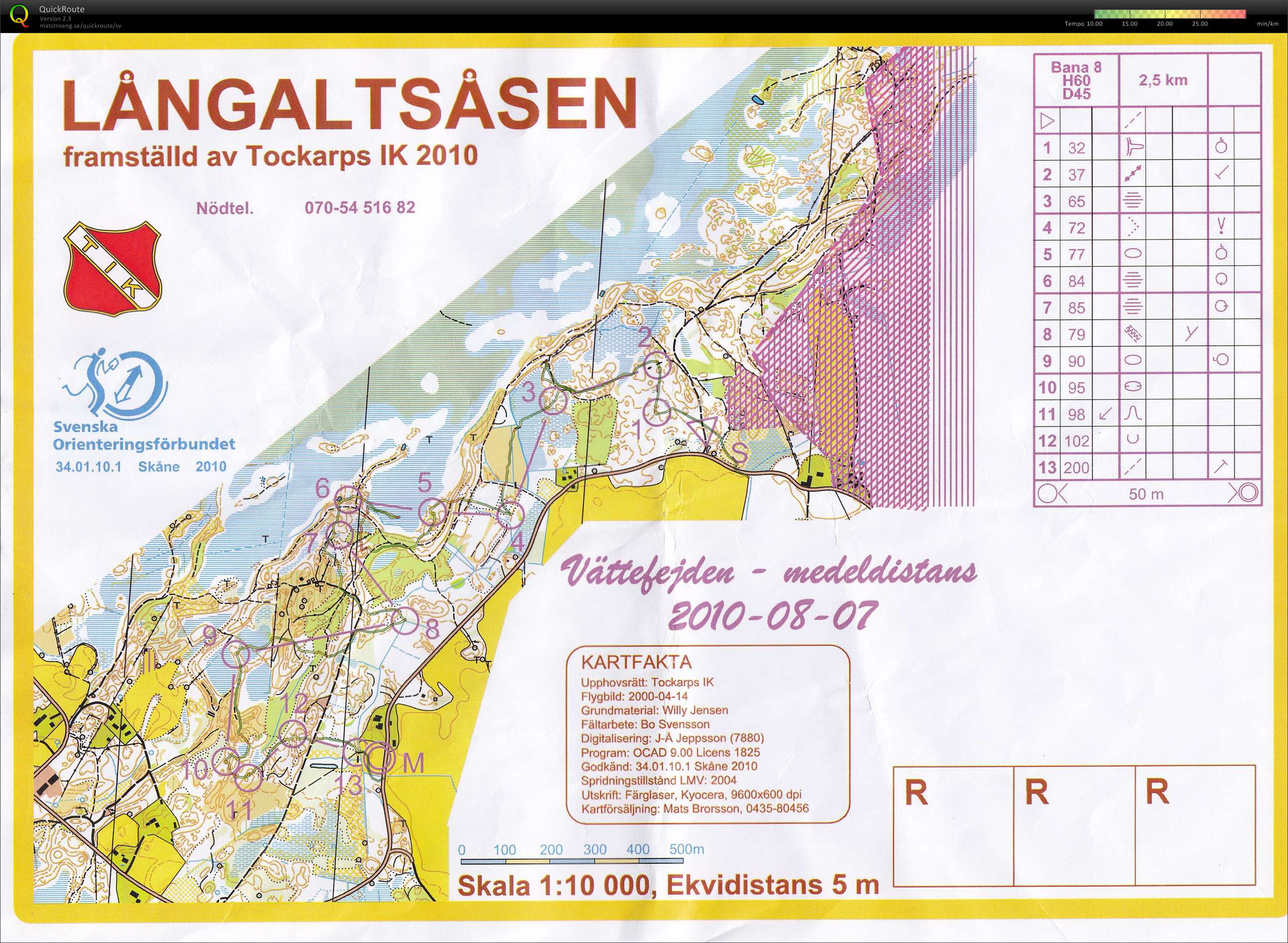 Vättefejden medeldistans (07/08/2010)