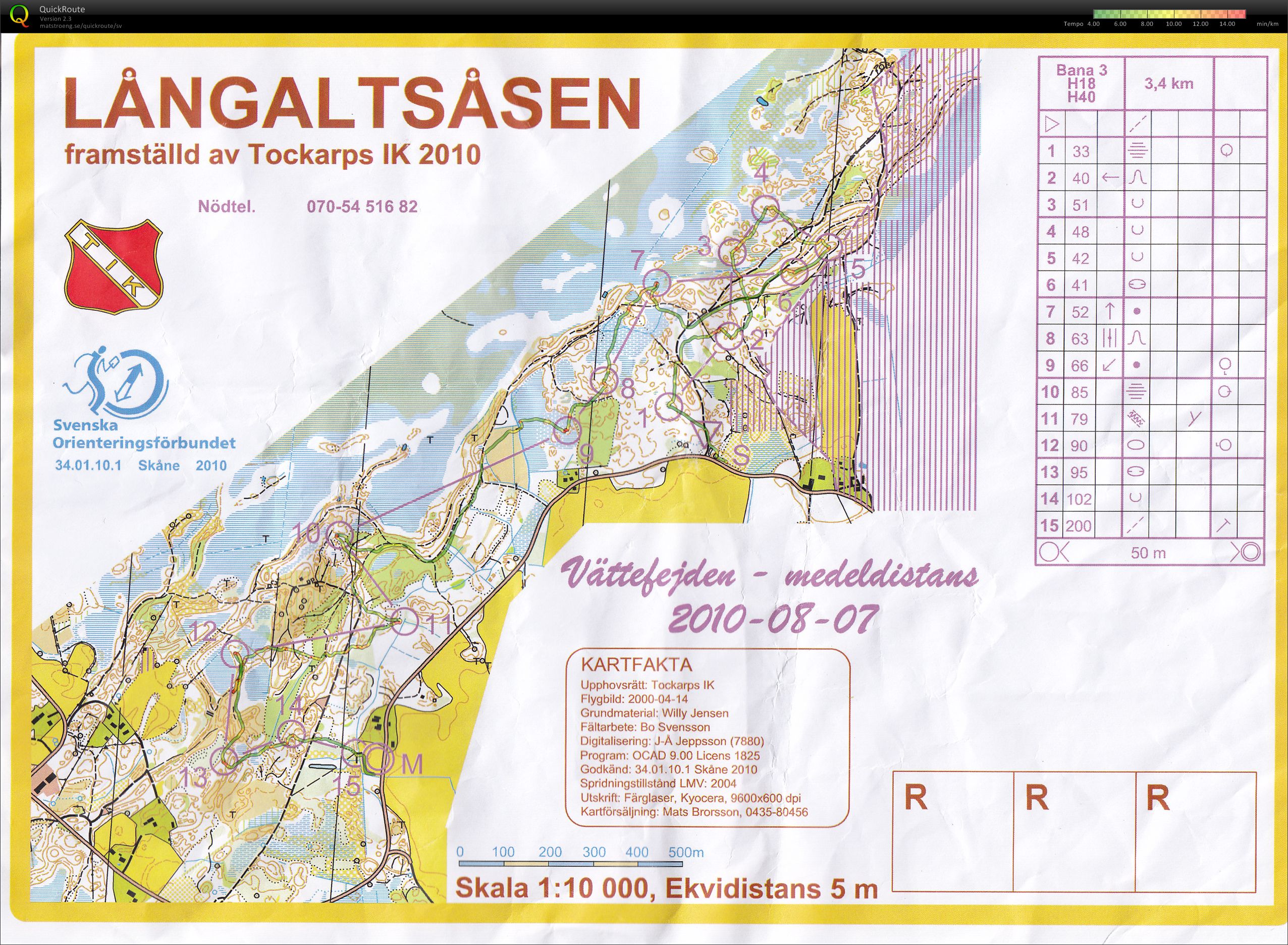 Vättefejden medeldistans (07/08/2010)