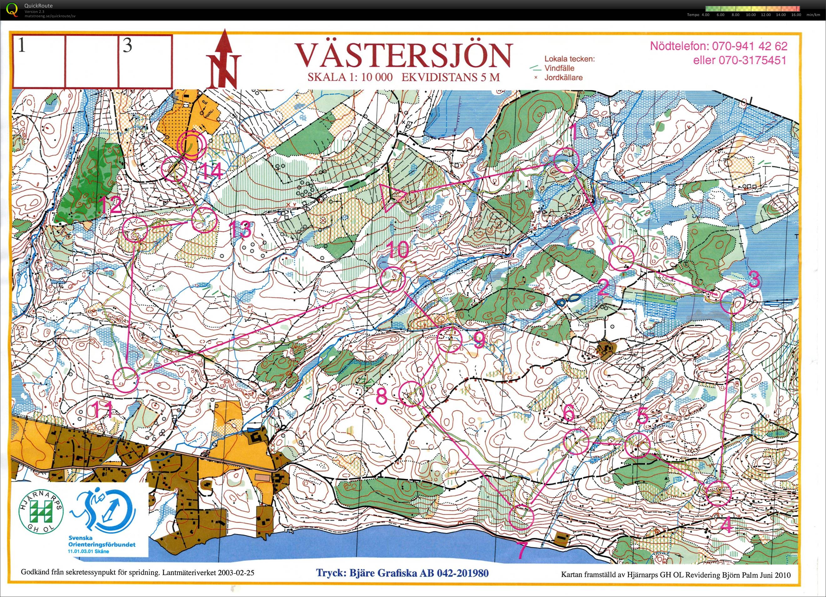 Västersjödubbeln söndag (2010-09-26)