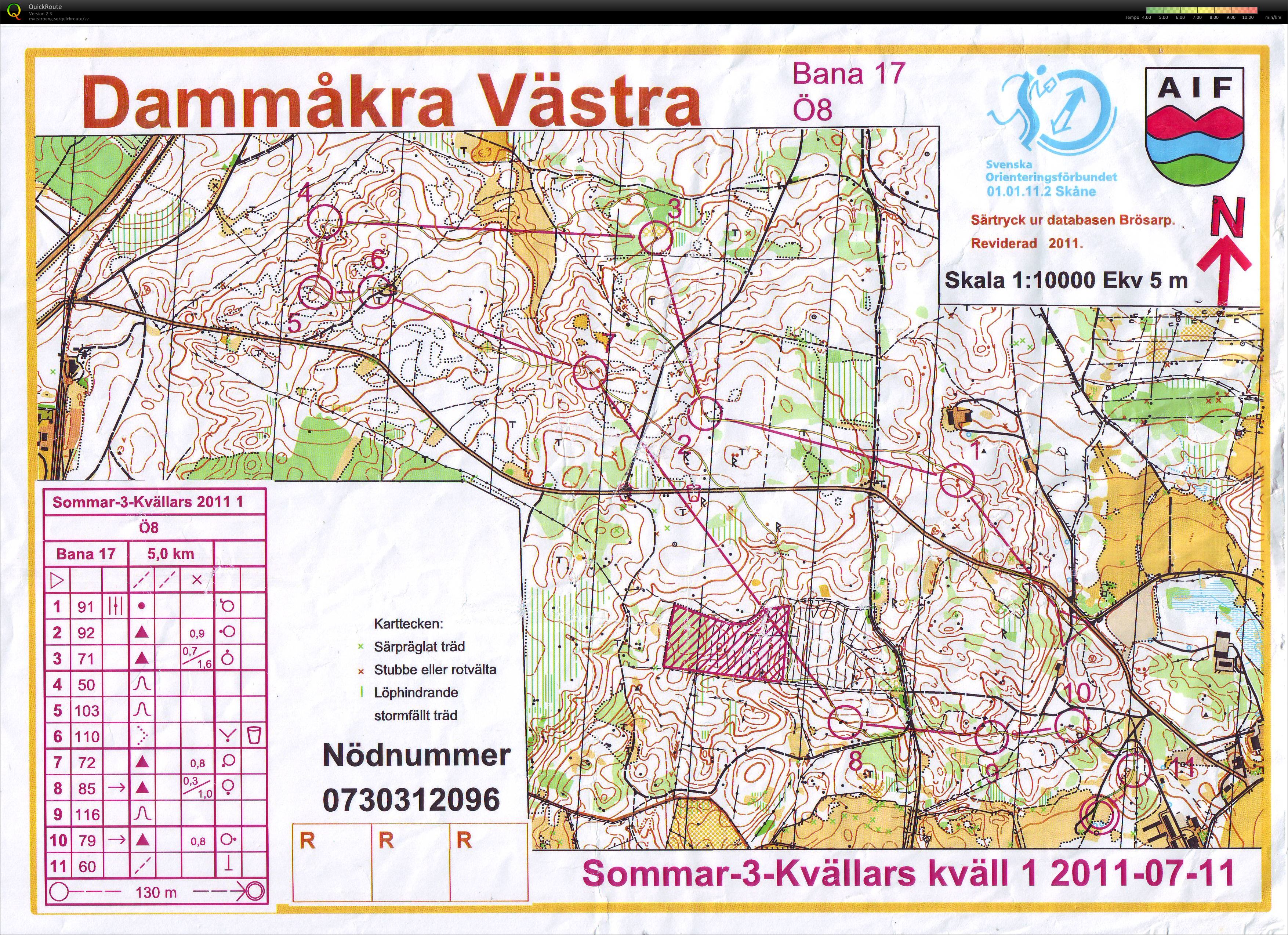 Sommar-3-kvällars E1 (2011-07-11)