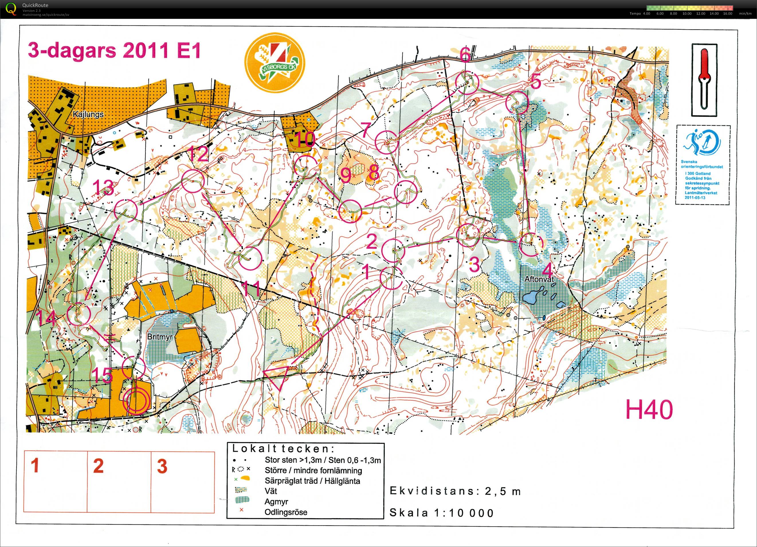 Gotlands 3-dagars E1 (12-07-2011)