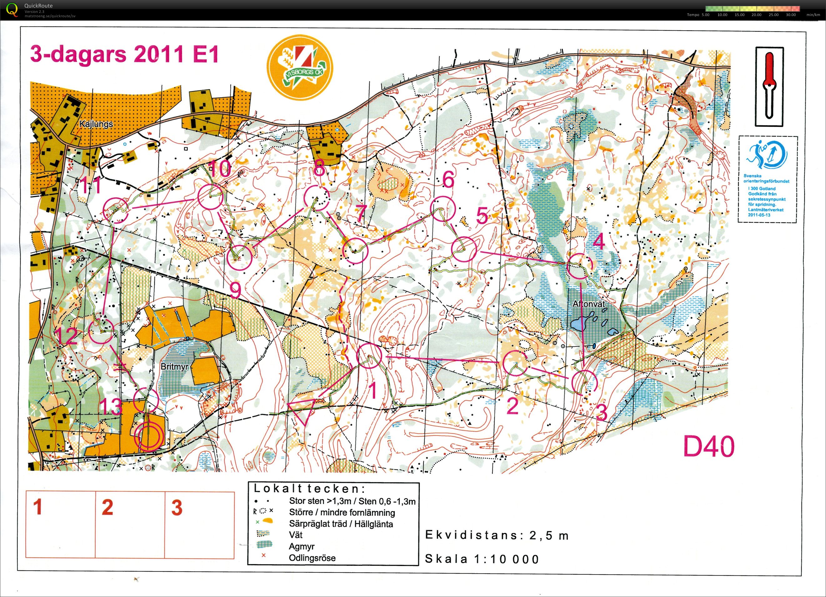 Gotlands 3-dagars E1 (2011-07-12)