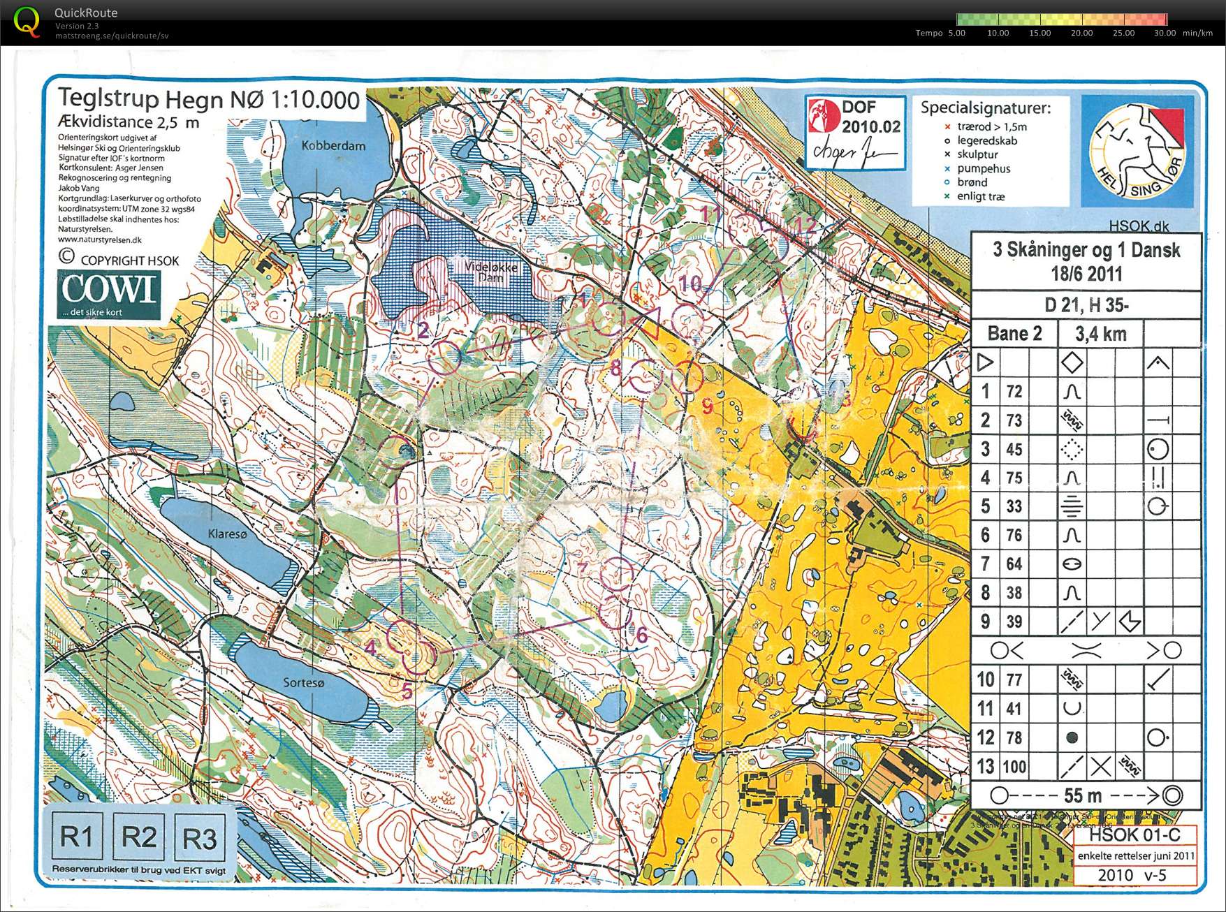 3 Skåningar och 1 Dansk 2011 E2 (18/06/2011)