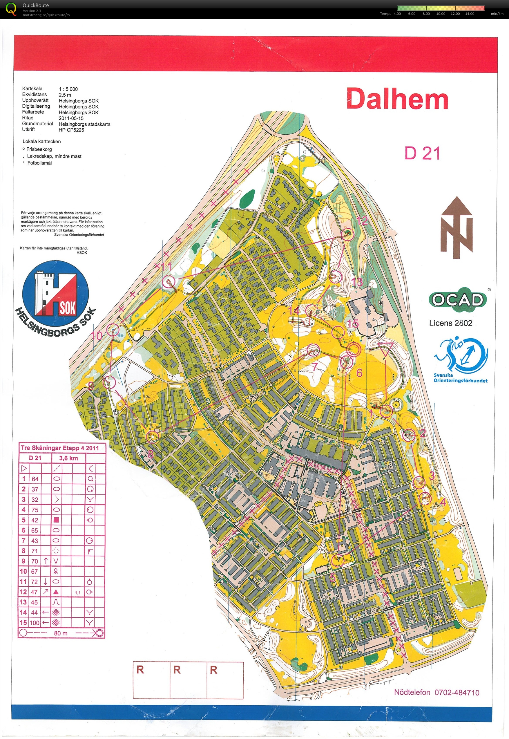 3 Skåningar och 1 Dansk 2011 E4 (19-06-2011)